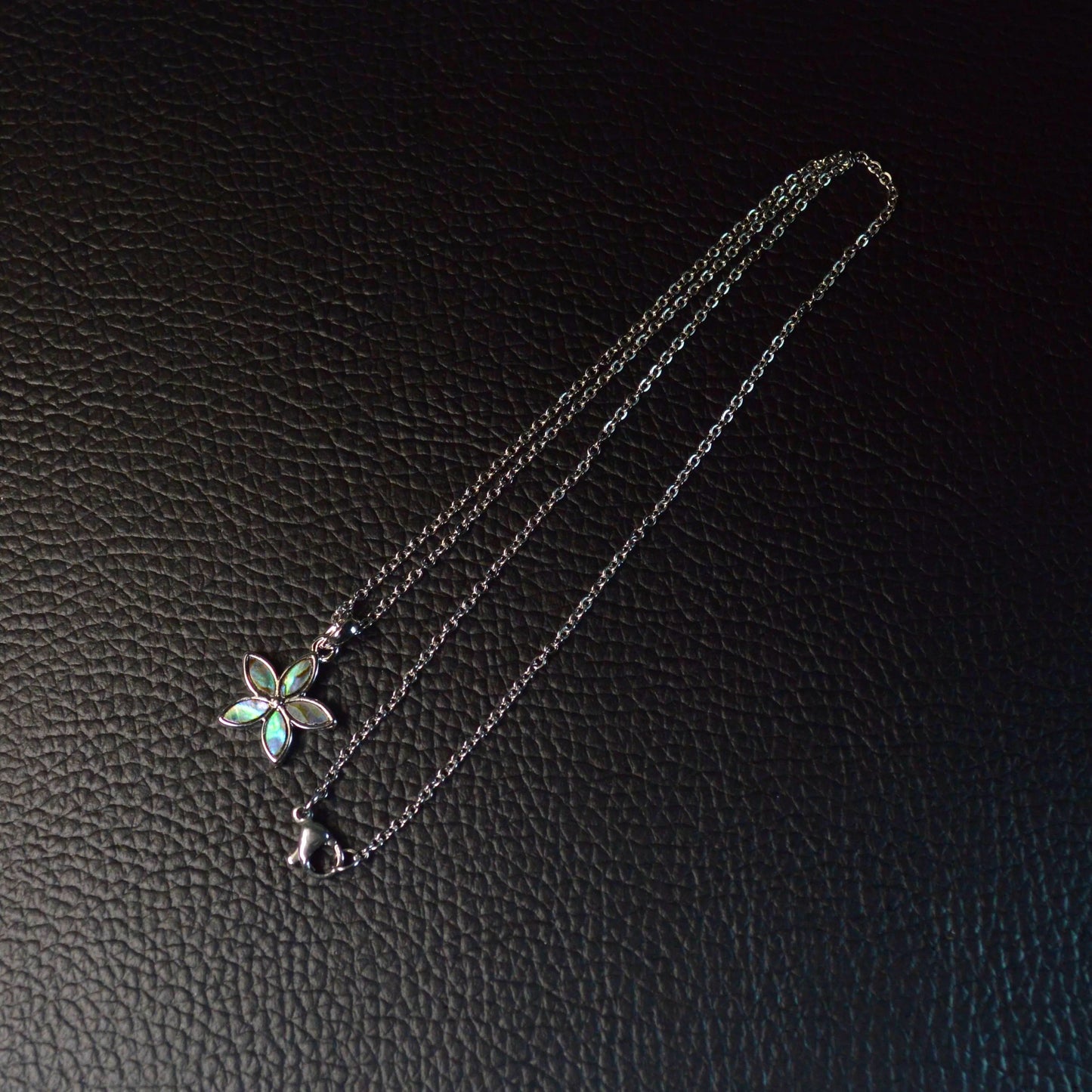 Regenbogen Abalone Anhänger inkl. Kette