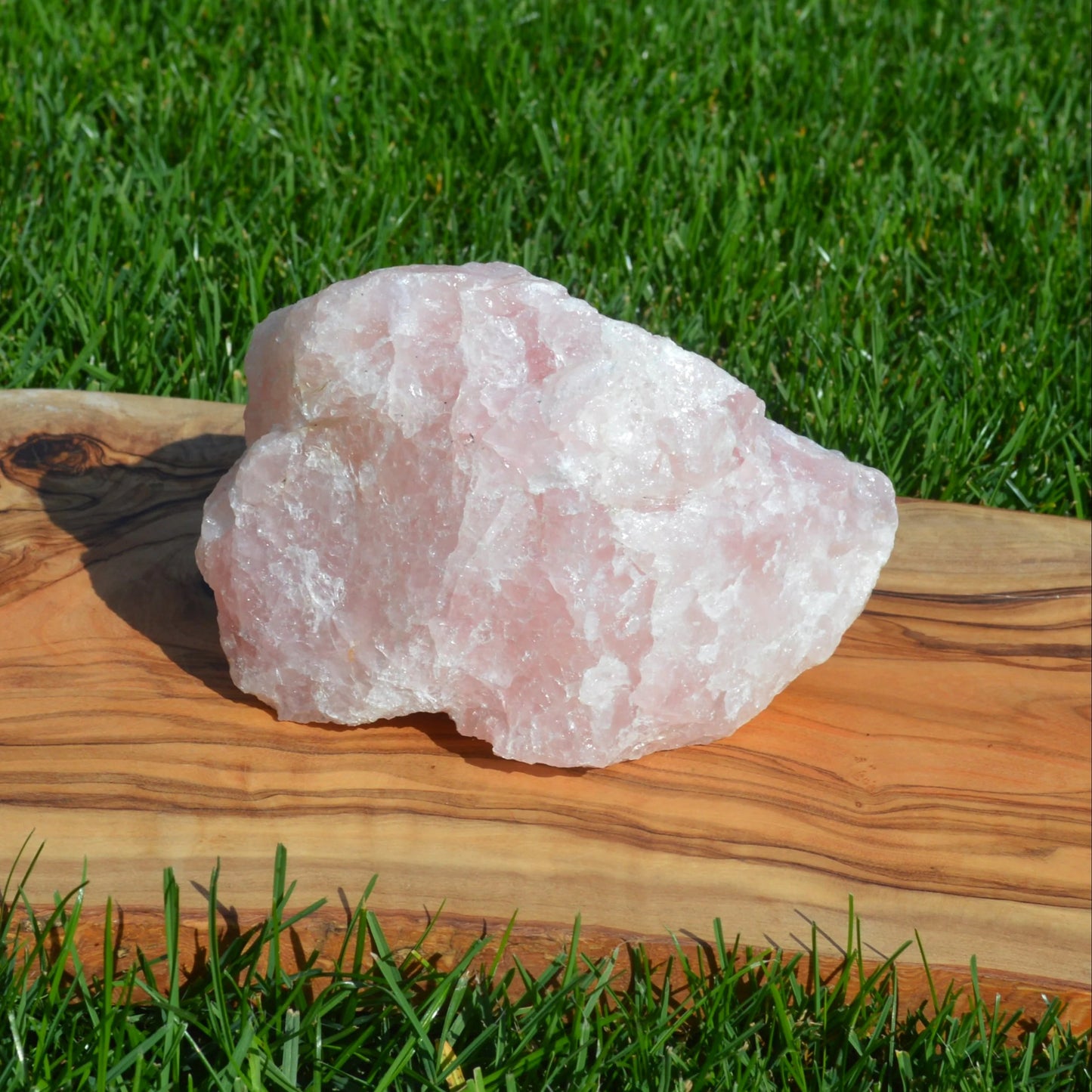 Rosenquarz Rohstein 1,5Kg