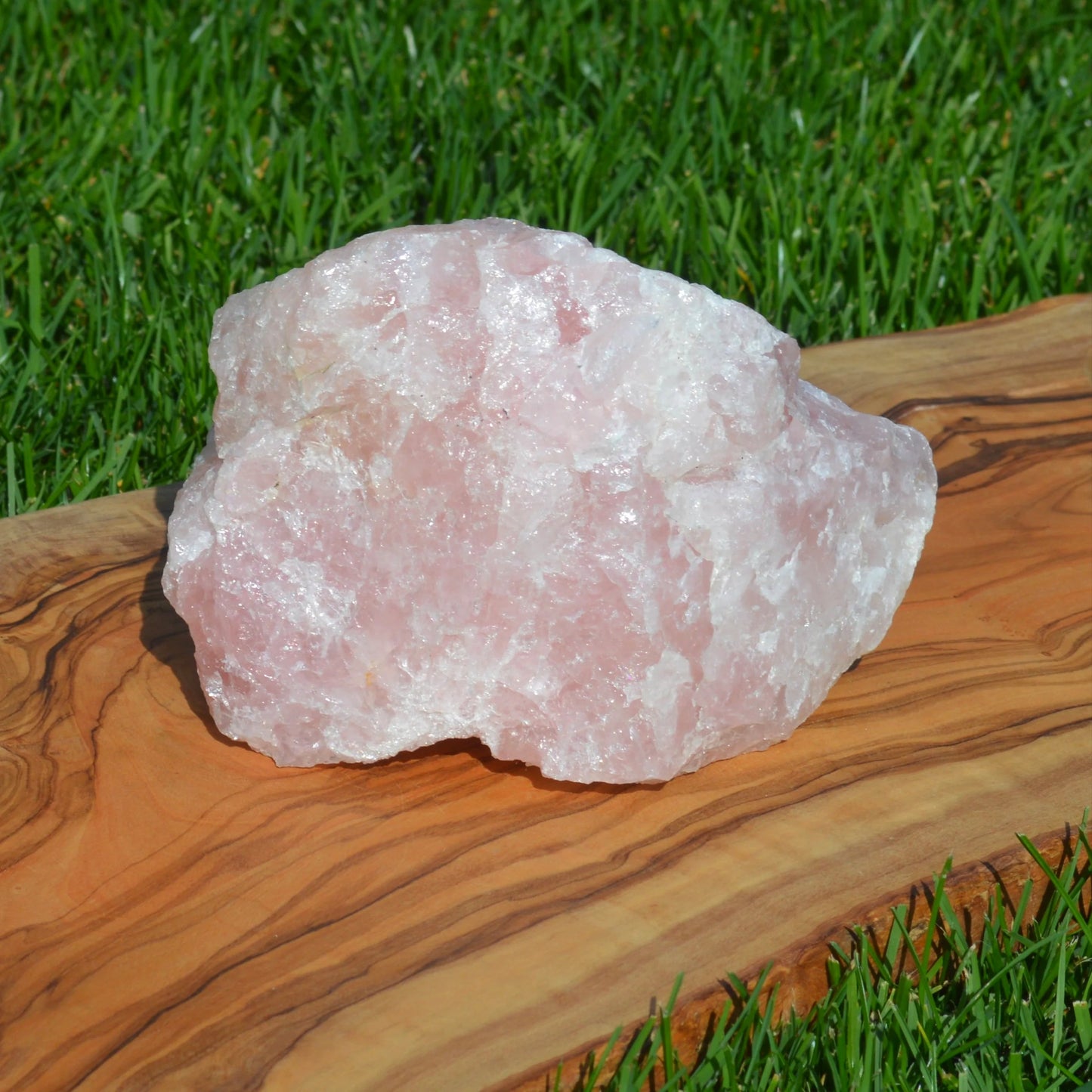 Rosenquarz Rohstein 1,5Kg