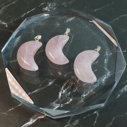 Mond Anhänger, wähle deinen Kristall