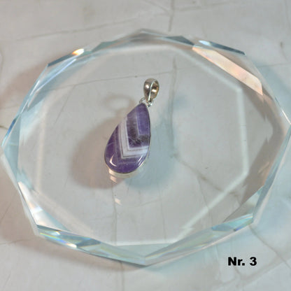 Chevron Amethyst Anhänger - wähle deinen Favoriten