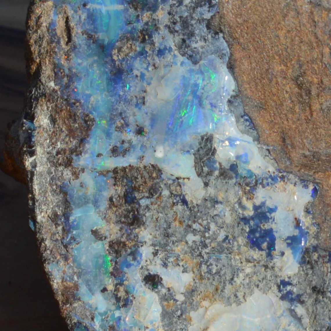 Boulder Opal Rohstein (Groß)