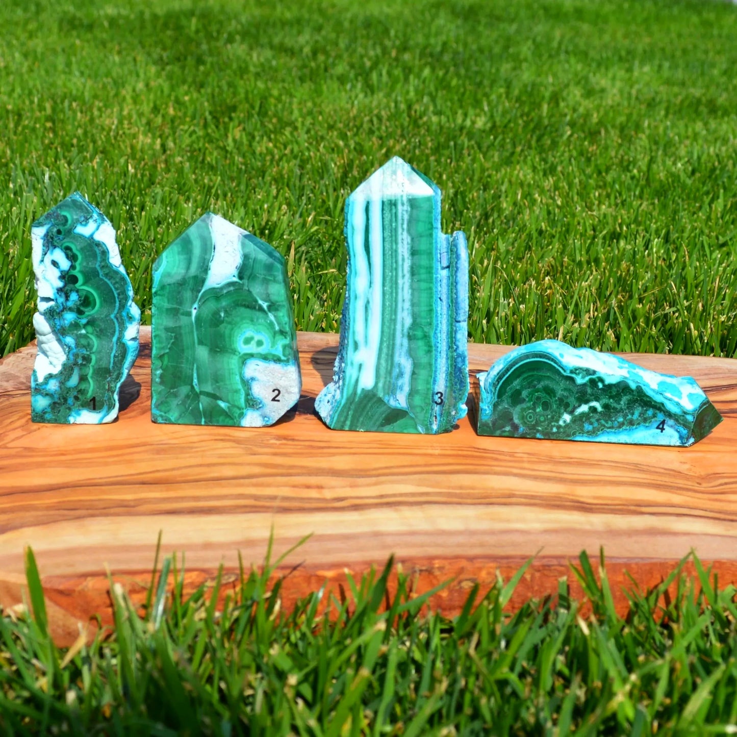 Malachit Chrysokoll Turm, wähle deinen Favoriten