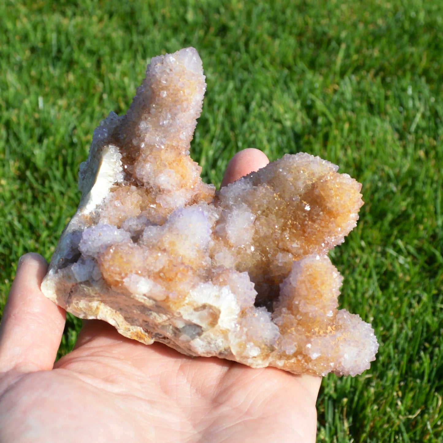 Spiritquarz - Kaktusquarz Cluster