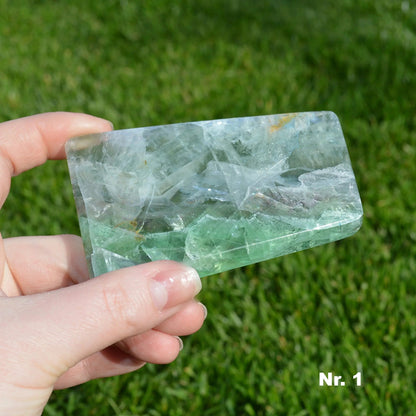 Regenbogenfluorit Platte, Wähle deinen Favoriten