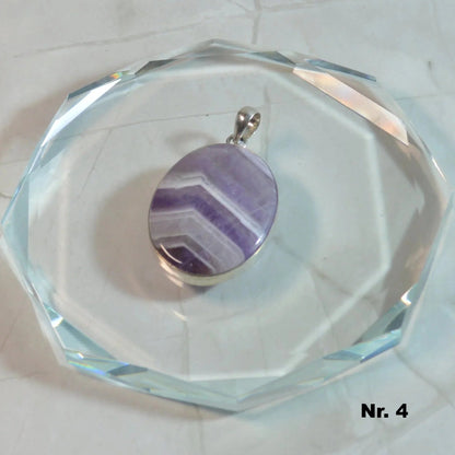 Chevron Amethyst Anhänger - wähle deinen Favoriten