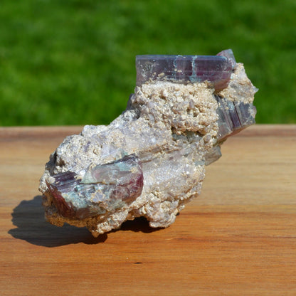 Bicolor-Turmaline in Matrix