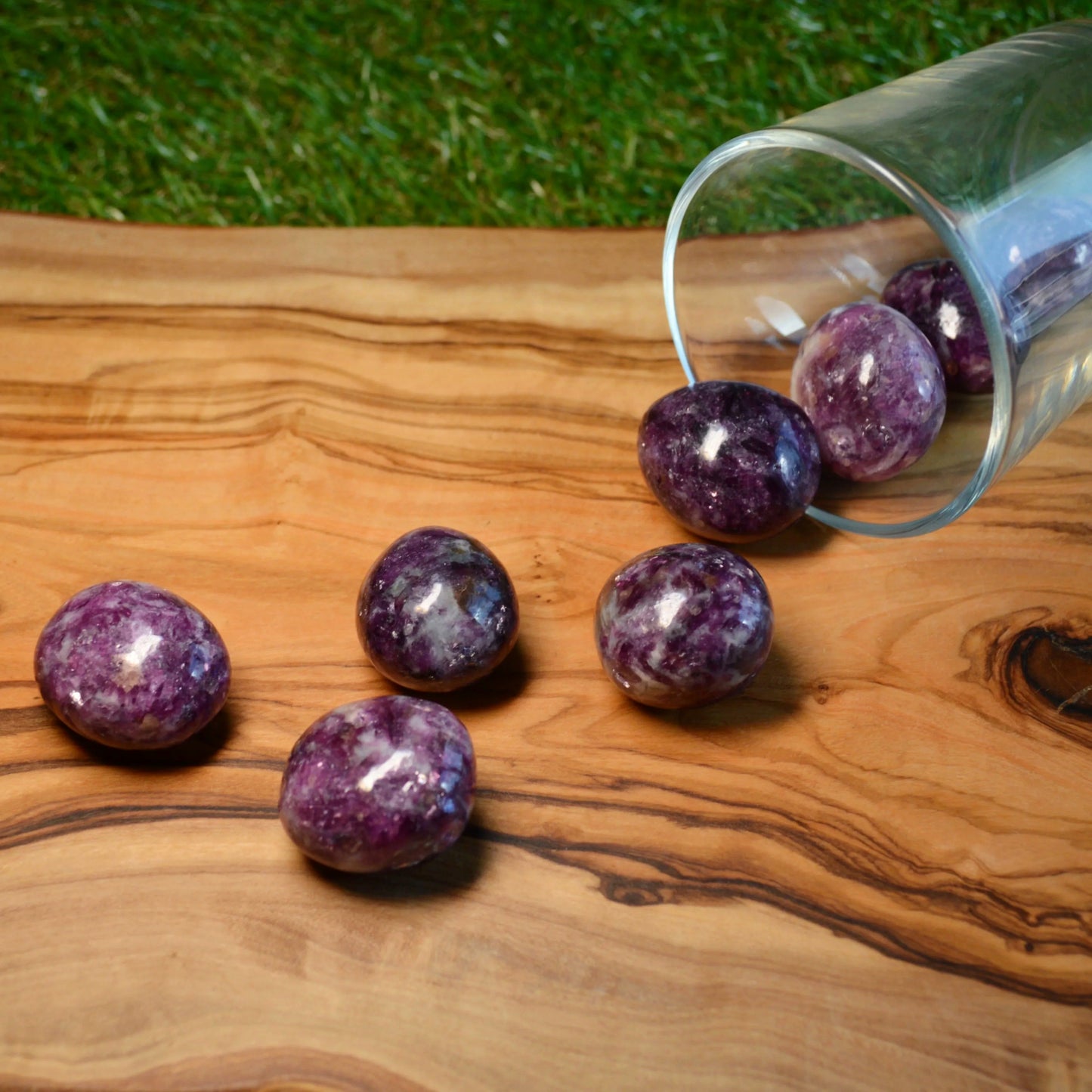 Lepidolith Trommelstein