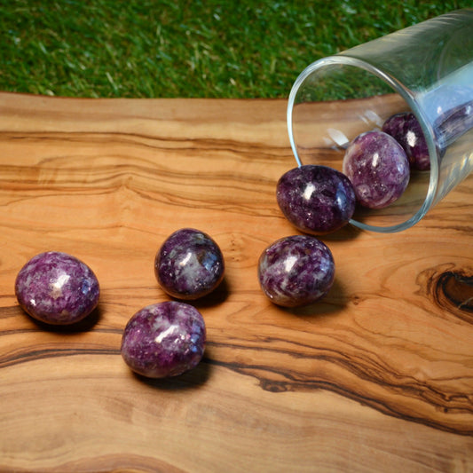 Lepidolith Trommelstein