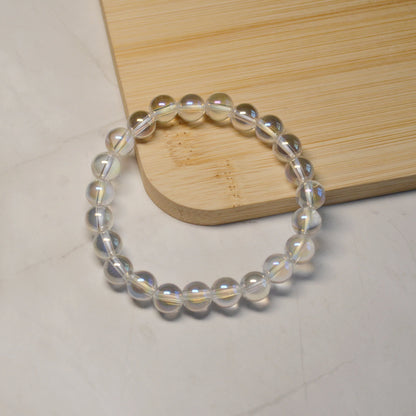 Angel Aura Bergkristall Armband - 8mm