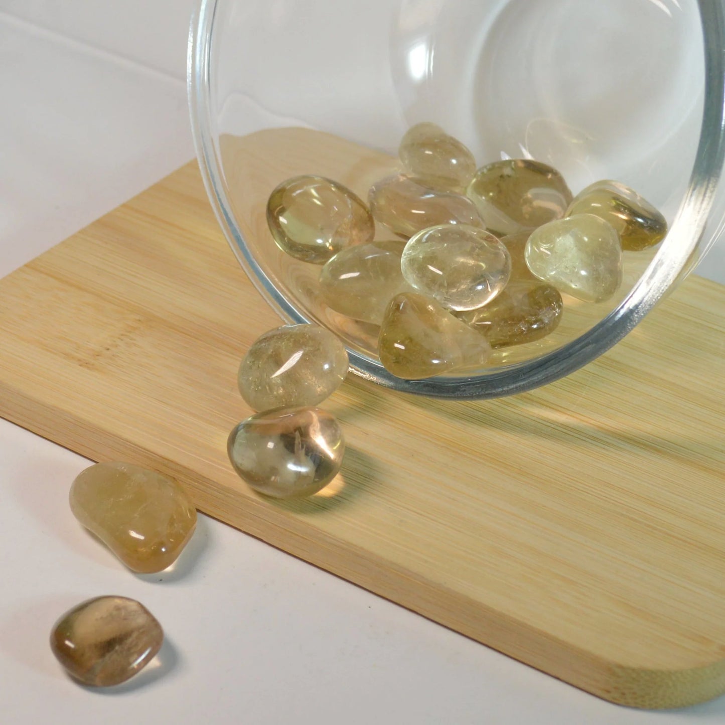 Natur Citrin Trommelstein