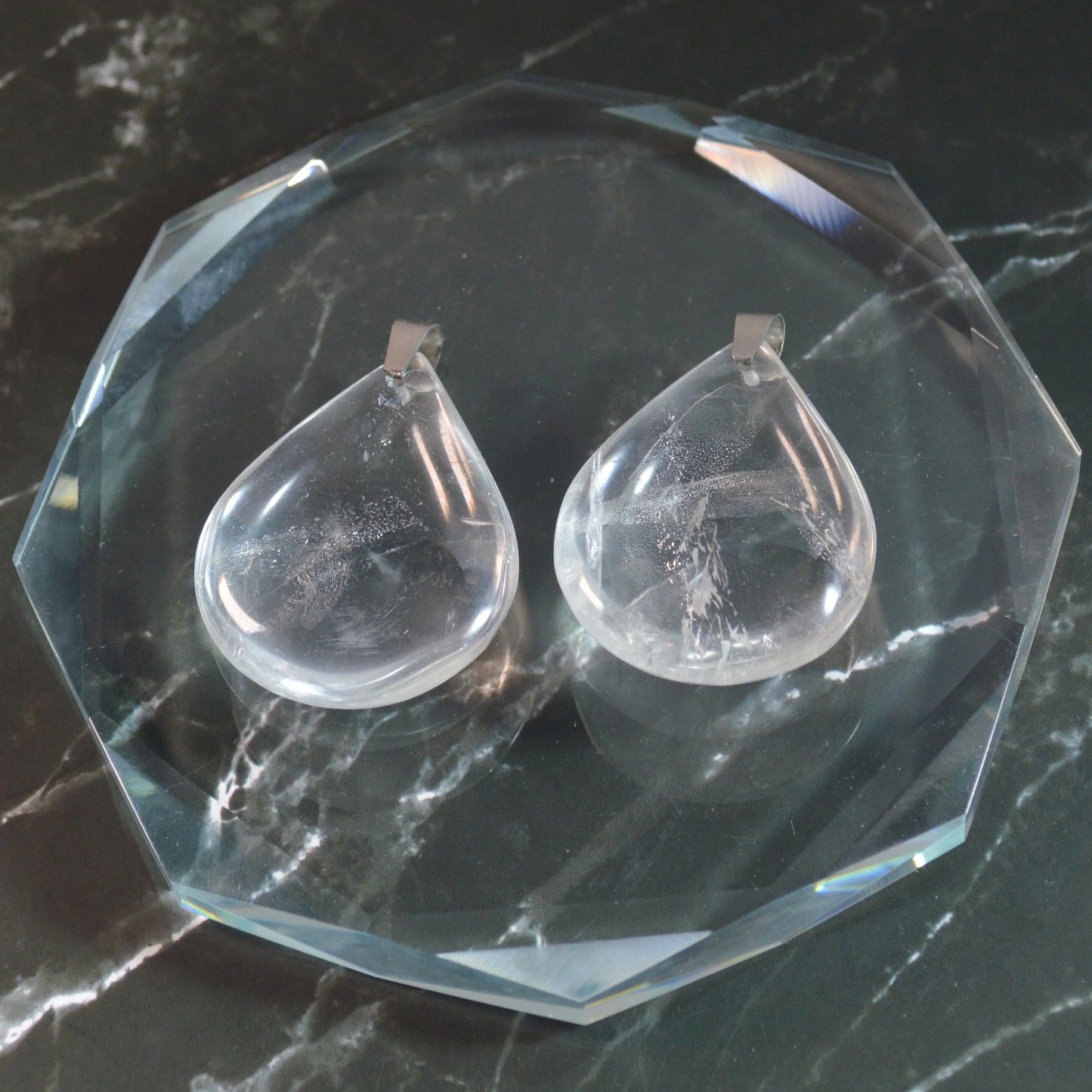 Tropfen Anhänger (Groß) - wähle deinen Kristall