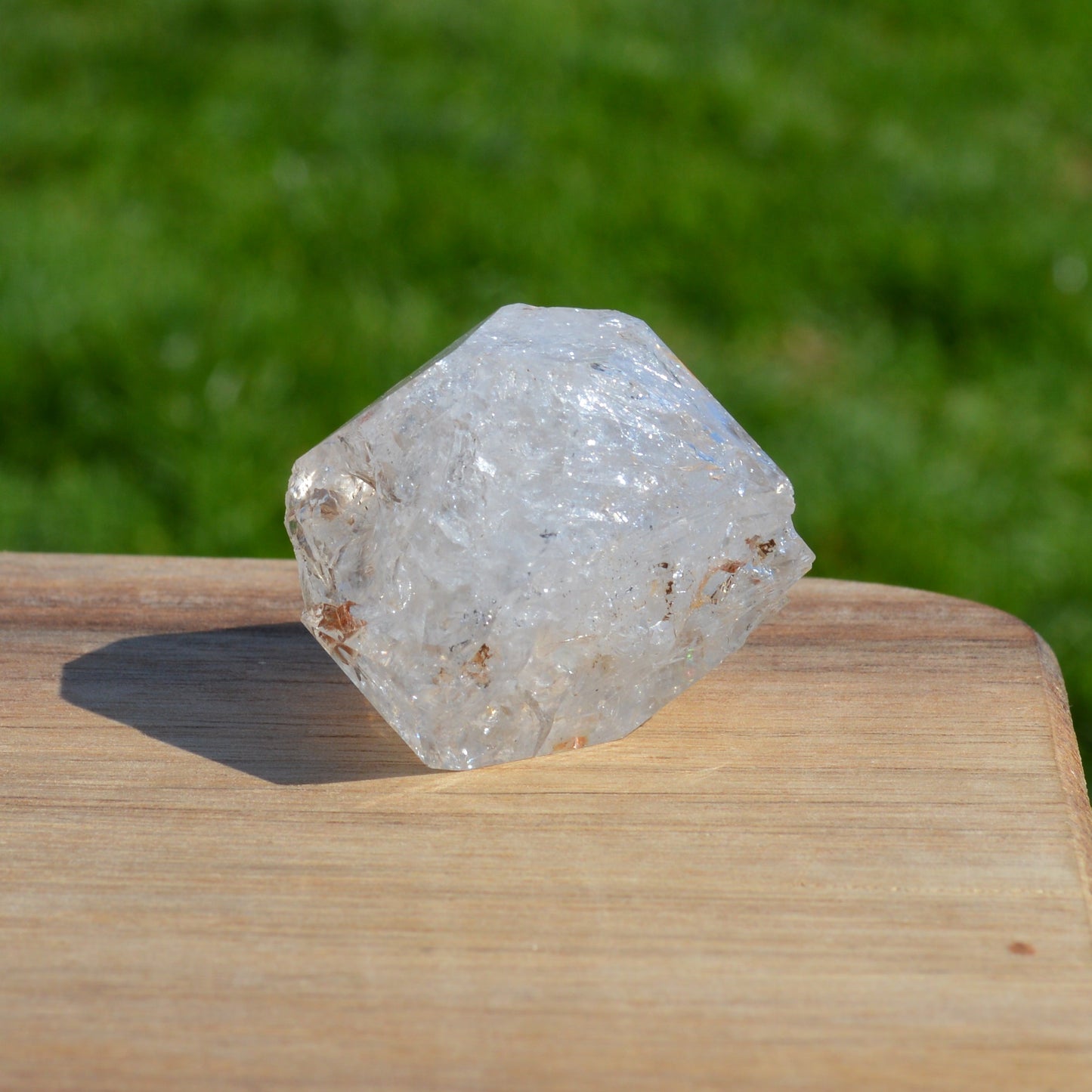 Herkimer Diamant mit Regenbögen (Groß)