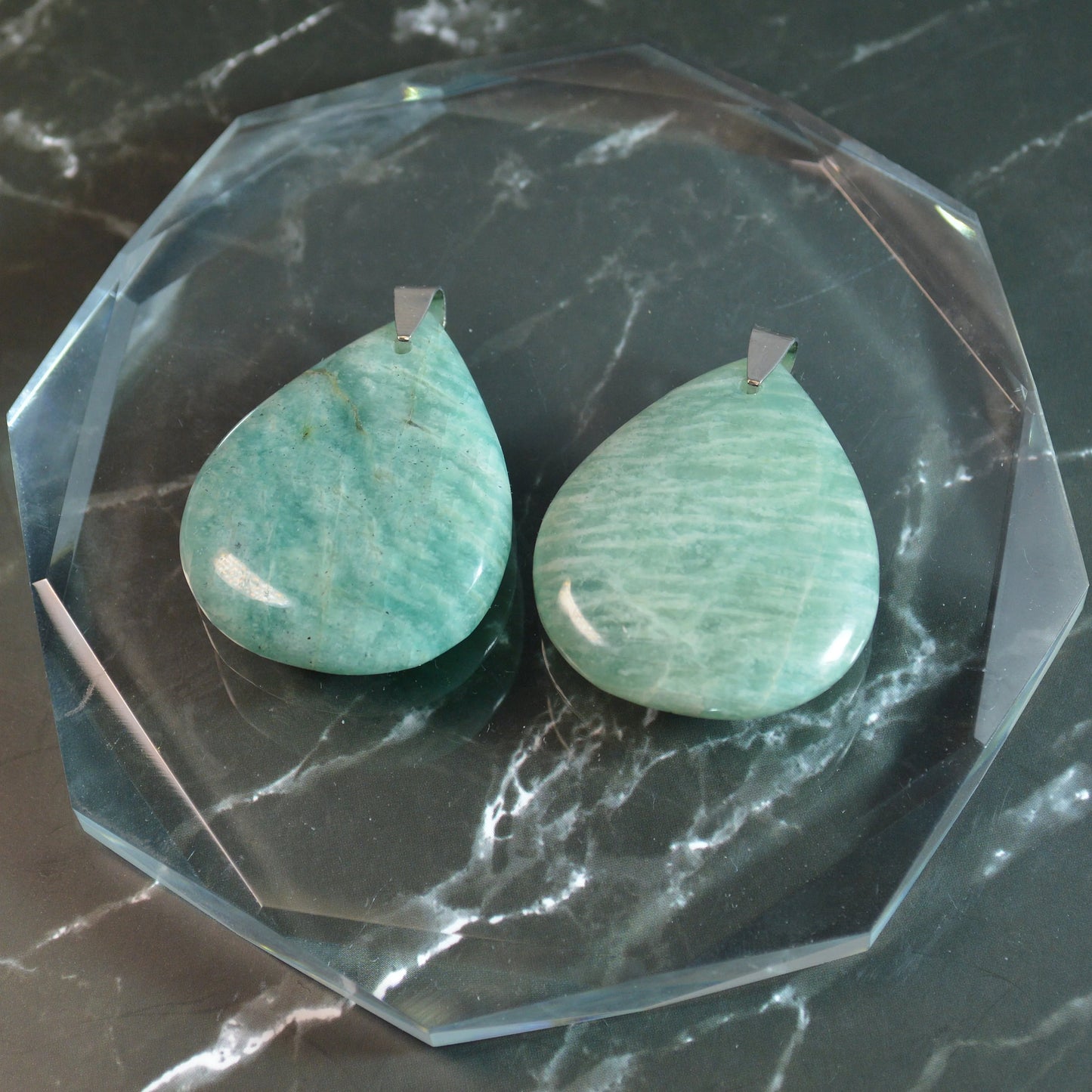 Tropfen Anhänger (Groß) - wähle deinen Kristall