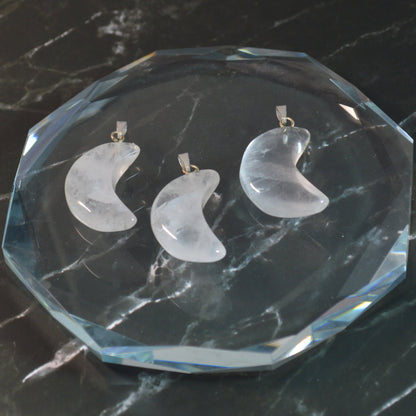 Mond Anhänger, wähle deinen Kristall