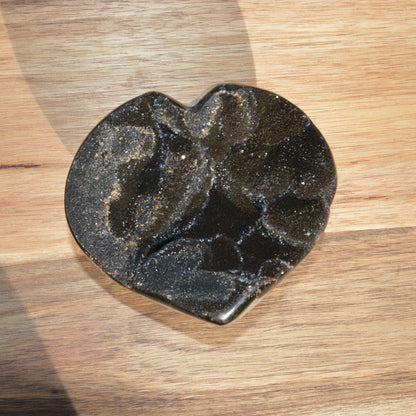 Septarie Herz mit Druse