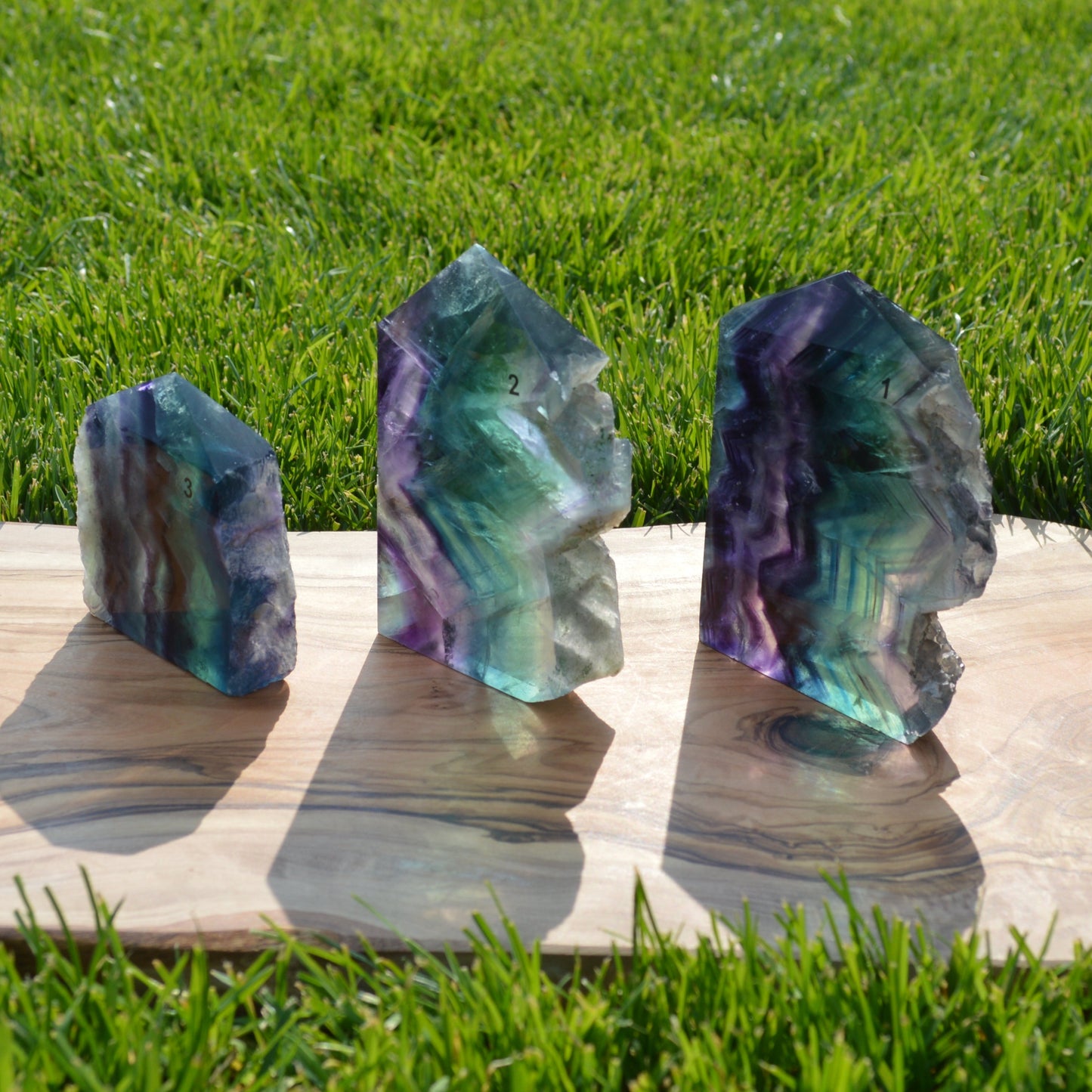 Regenbogenfluorit Turm - wähle deinen Favoriten