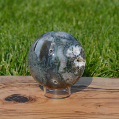 Moosachat Kugel, verschiedene Größen