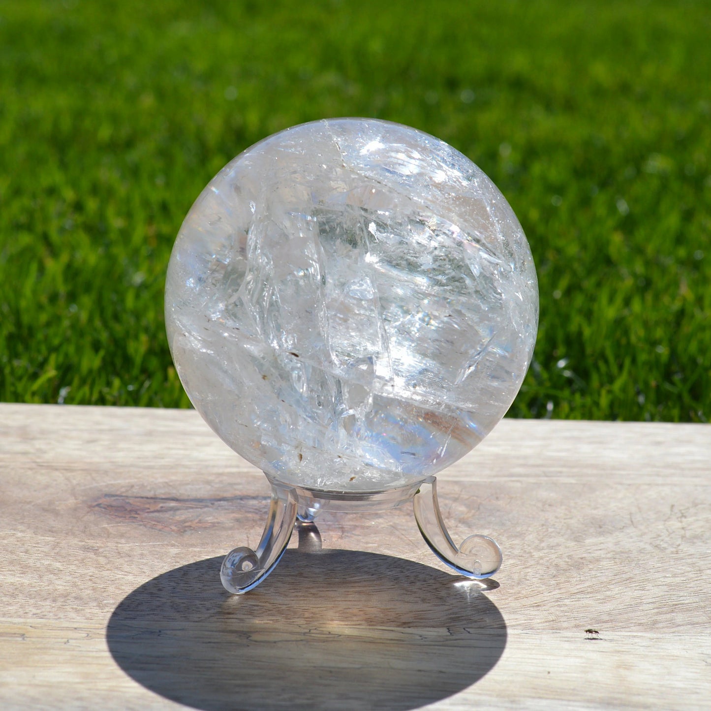 Regenbogen Bergkristall Kugel, verschiedene Größen