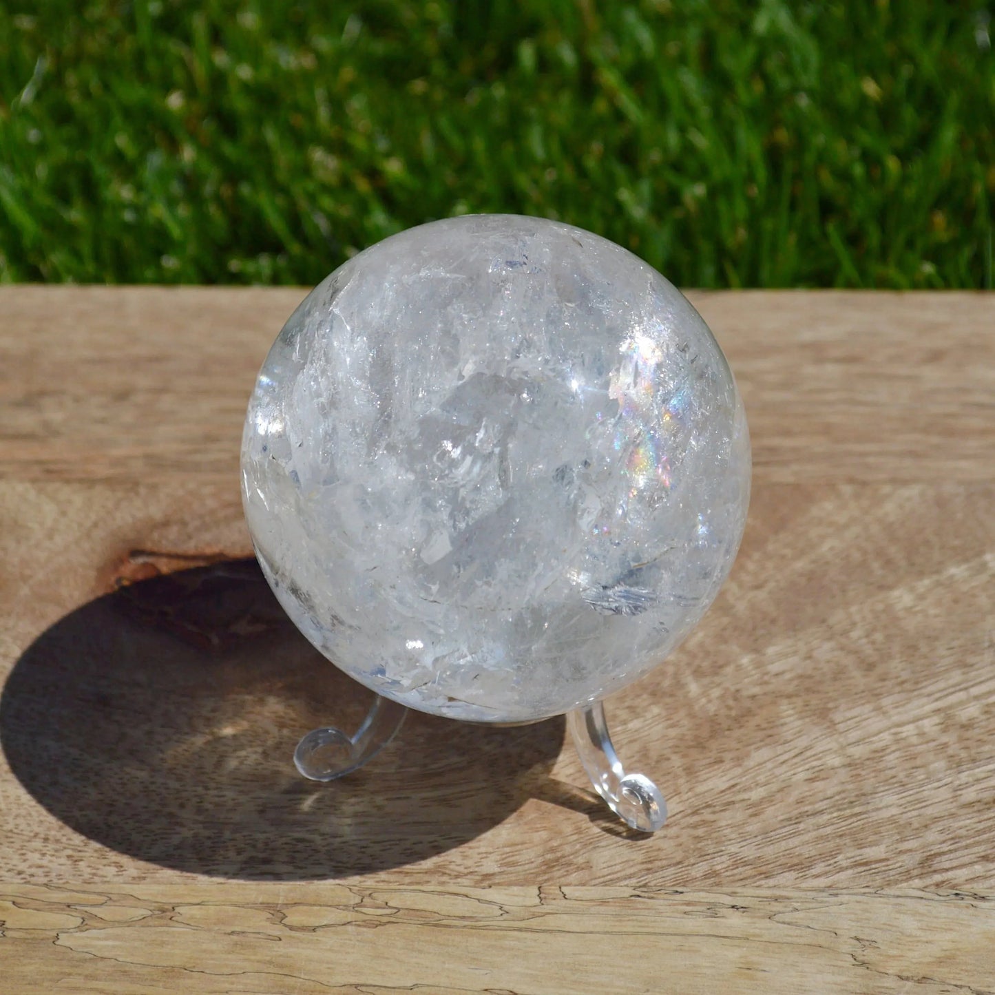Regenbogen Bergkristall Kugel, verschiedene Größen