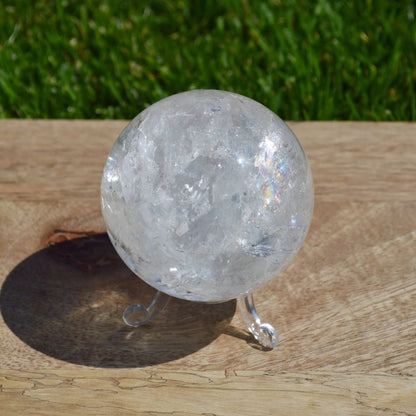 Regenbogen Bergkristall Kugel, verschiedene Größen