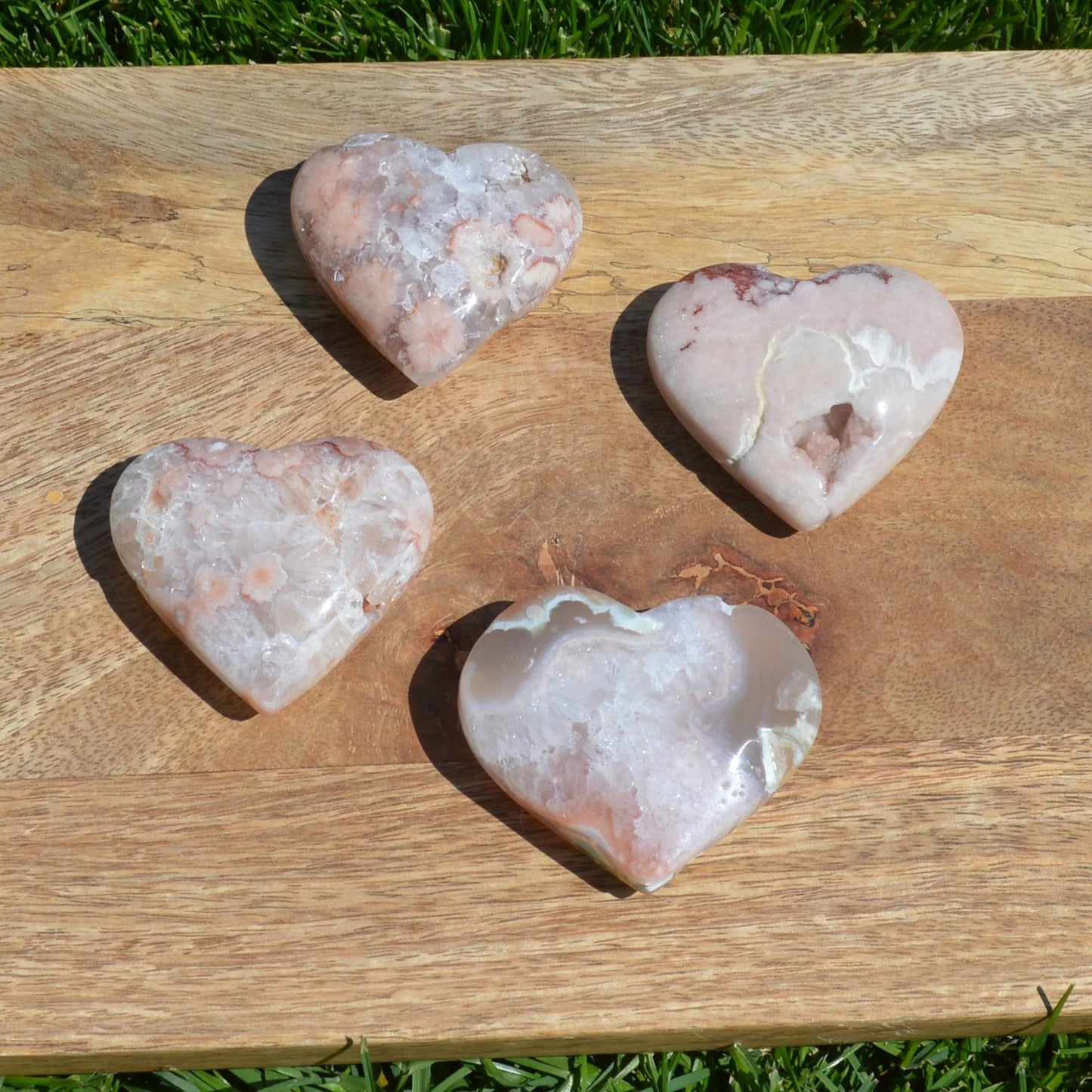 Kirschblütenachat Herz