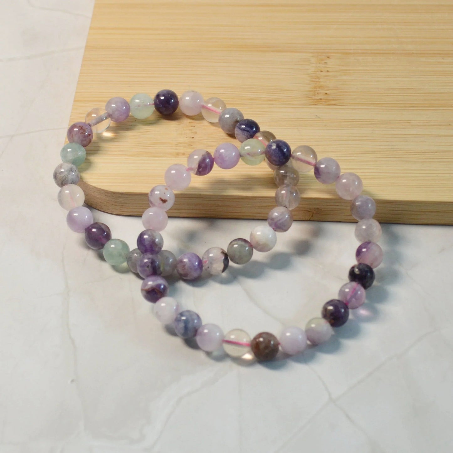 Mehrfarbiger Fluorit Armband