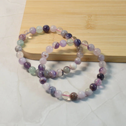 Mehrfarbiger Fluorit Armband