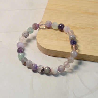 Mehrfarbiger Fluorit Armband