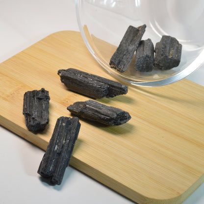 Schörl-Turmalin, verschiedene Größen