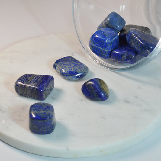 Lapislazuli Trommelstein