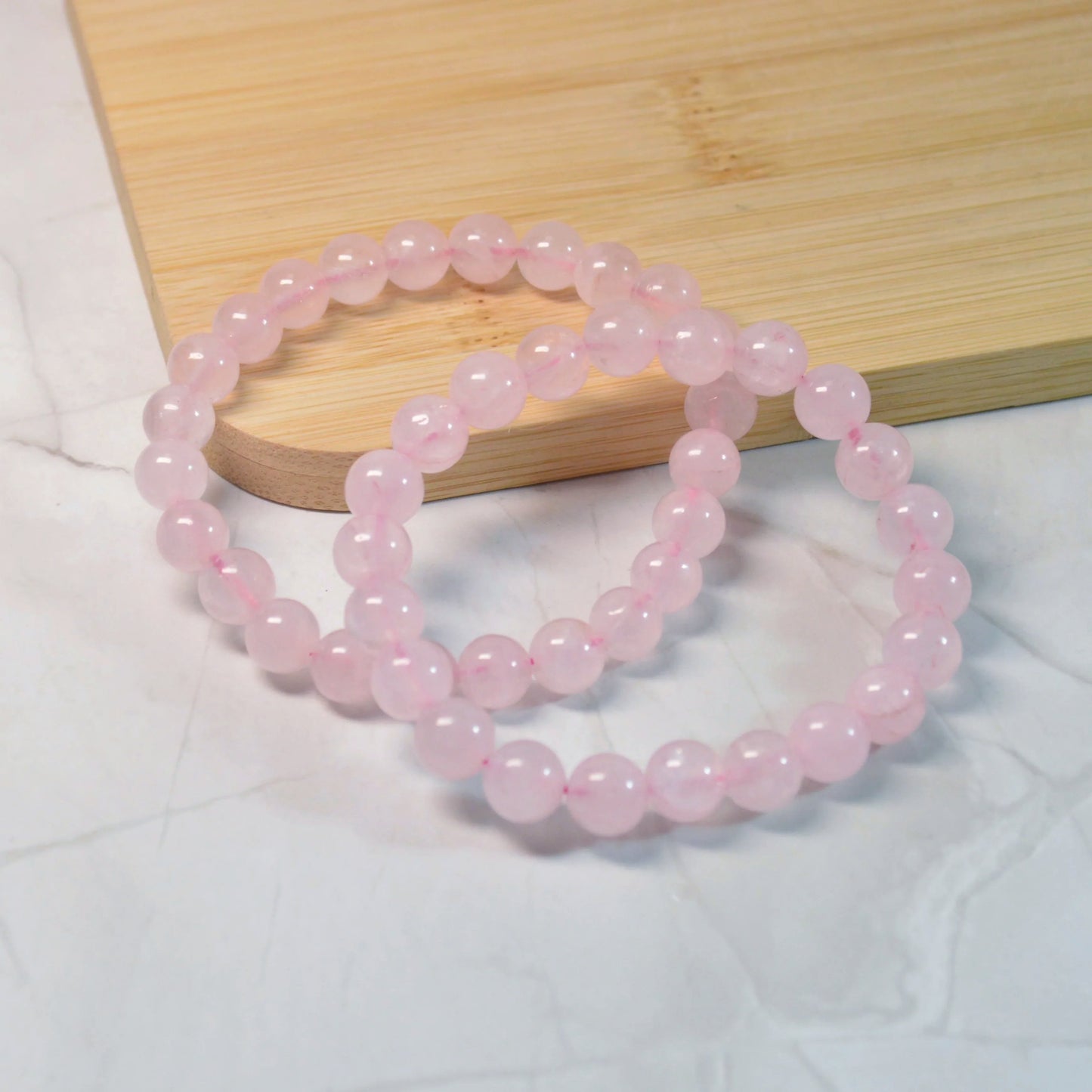 Rosenquarz Armband - 8mm