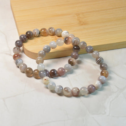 Botswana Achat Armband - 8mm