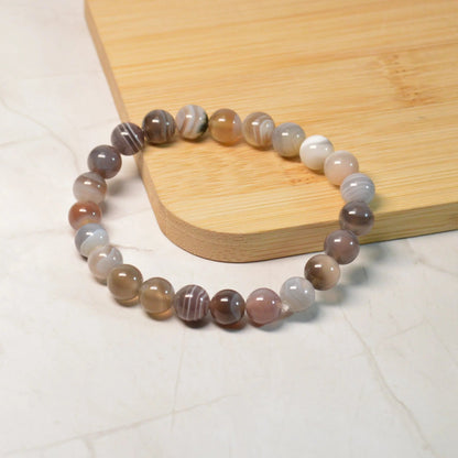 Botswana Achat Armband - 8mm