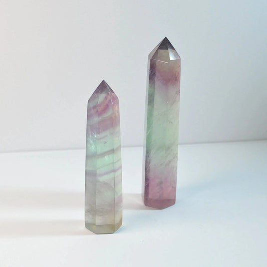 Regenbogenfluorit Turm