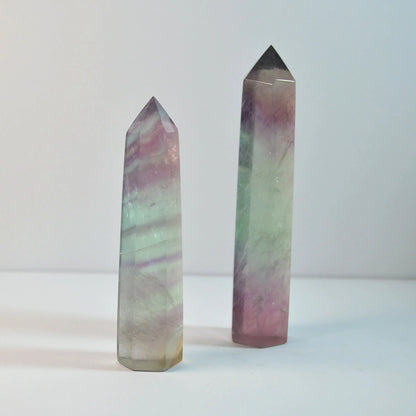 Regenbogenfluorit Turm