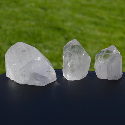 Natürliche Bergkristall Spitze, verschiedene Größen