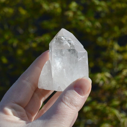 Natürliche Bergkristall Spitze, verschiedene Größen