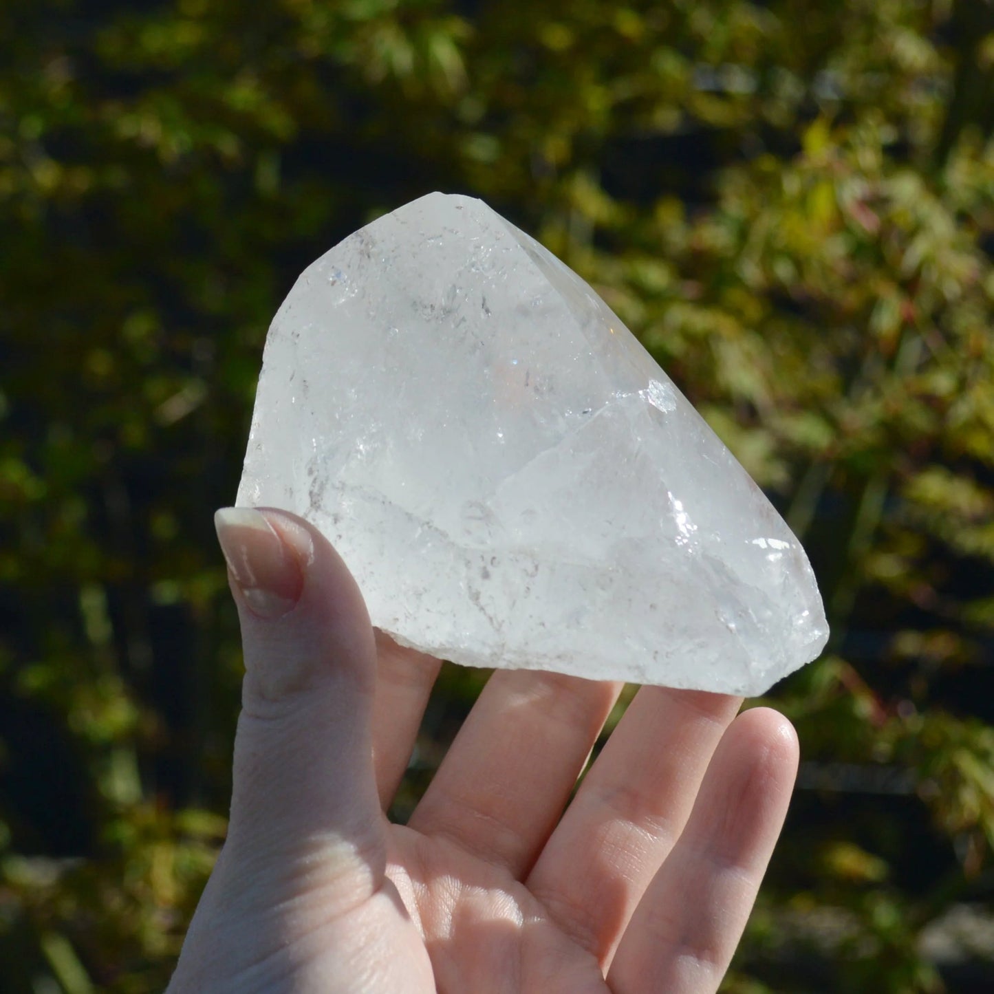Natürliche Bergkristall Spitze, verschiedene Größen