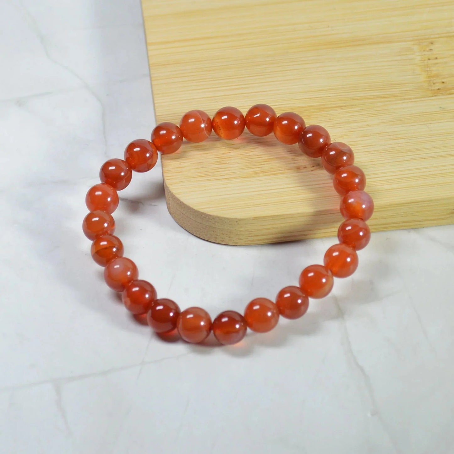 Roter Karneol Armband - 6mm, 8mm