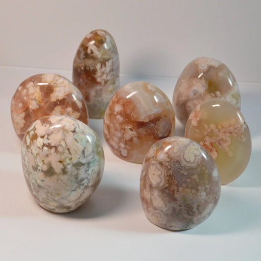 Kirschblütenachat Freiform, wähle deinen Favoriten