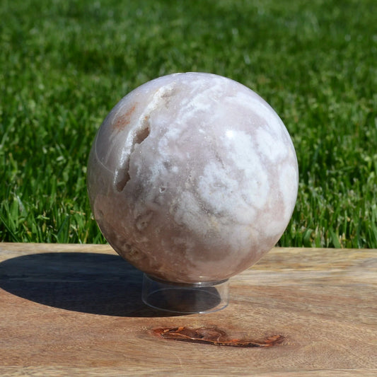 Kirschblütenachat Kugel, verschieden Größen