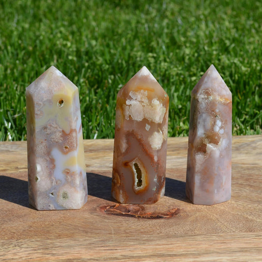 Kirschblütenachat Turm