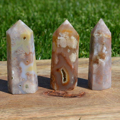 Kirschblütenachat Turm