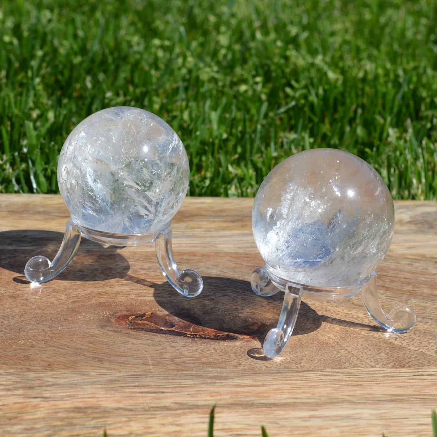 Regenbogen Bergkristall Kugel, verschiedene Größen