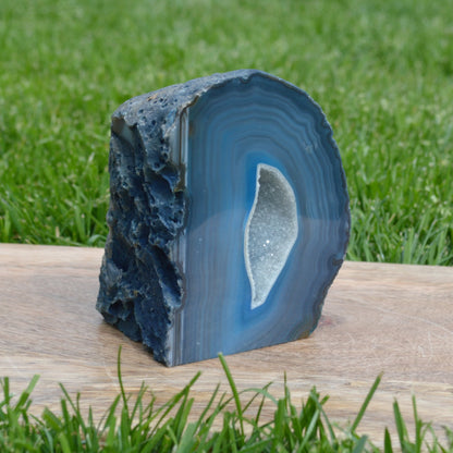 Blaue Achat Geode