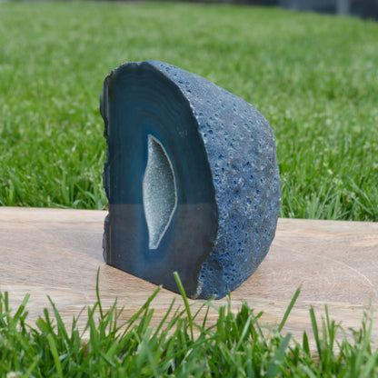 Blaue Achat Geode