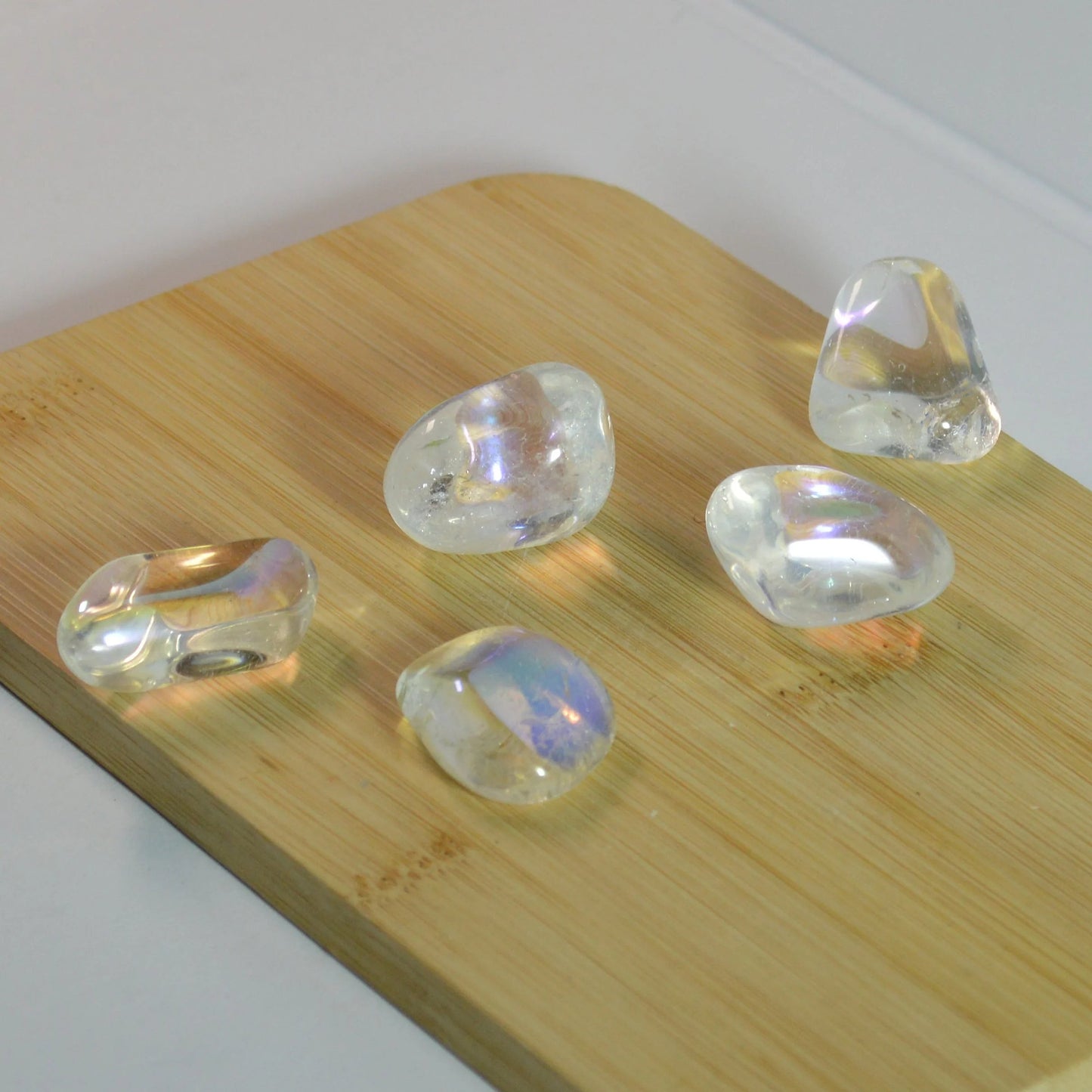 Angel Aura Bergkristall Trommelstein