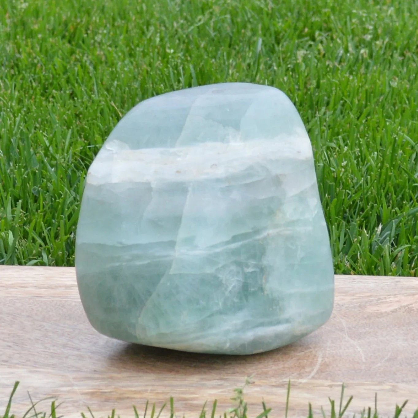 Grüner Fluorit Freiform 2,36Kg