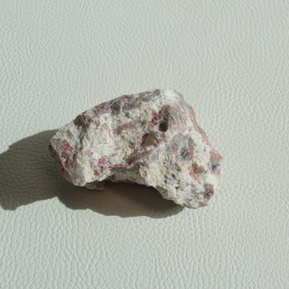 Kobalt Calcit (Cobalto Calcit) mit Malachit